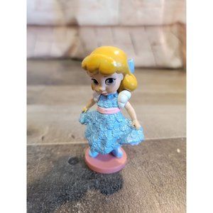 Princess girl blue dress blond hair Disney toy figure